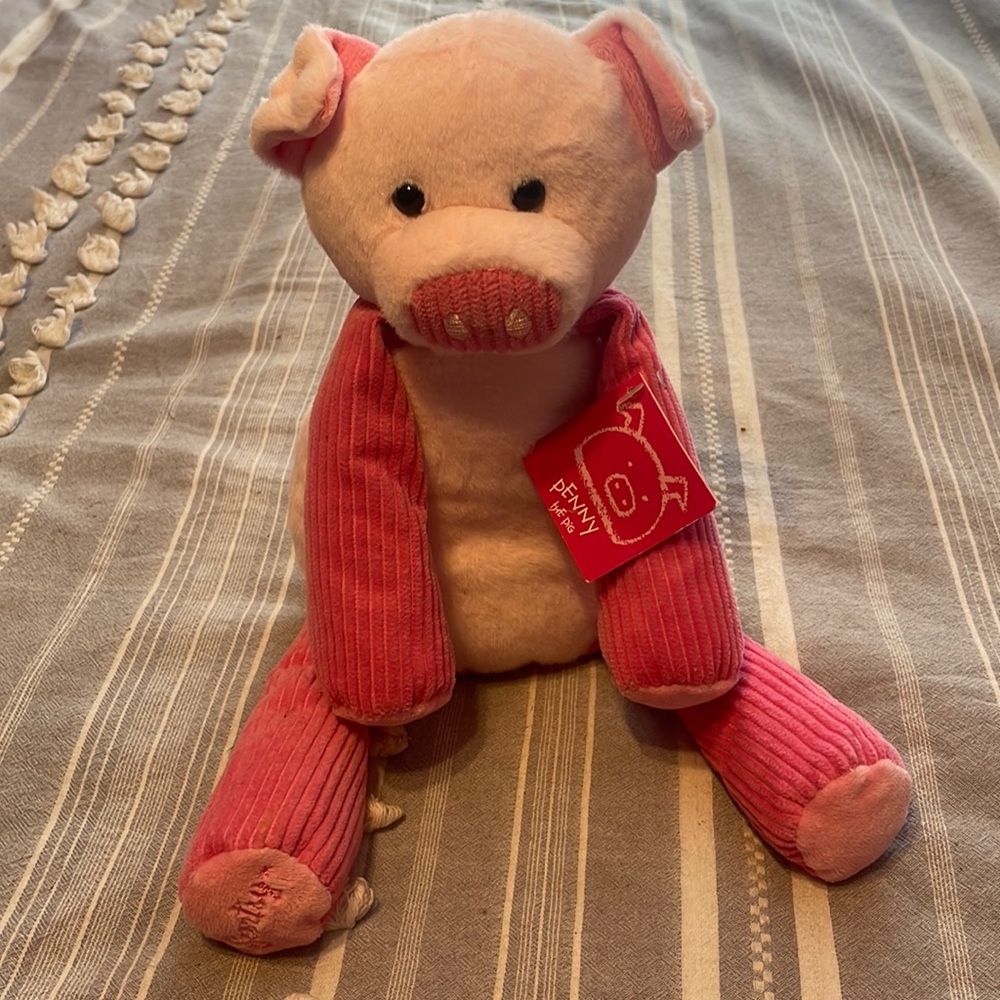 Scentsy Penny the Pig Plush Toy - Pink and Cream